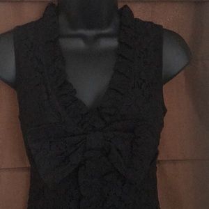 INC Laced Black Dress
